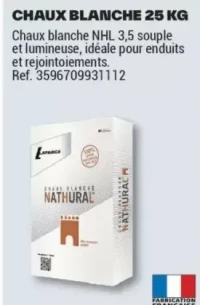 CHAUX BLANCHE 25 KG
