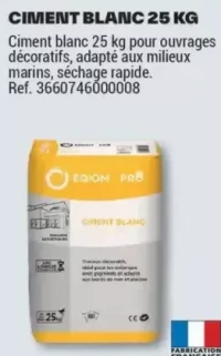 CIMENT BLANC 25 KG