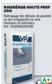 RAGRÉAGE HAUTE PERF 25G