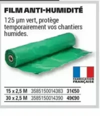 FILM ANTI-HUMIDITÉ