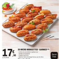 20 MICRO MORICETTES  GARNIES