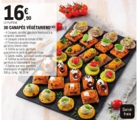 30 CANAPÉS VÉGÉTARIENS