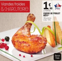 CUISSE DE POULET RÔTI