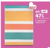 Tapis Gwen 120X170 cm