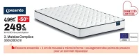 Matelas Complice 160x200 cm dreaméa