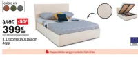 Lit coffre 140x190 cm Japp