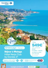 Séjour à Malaga Hôtel Nerja Club by Dorobe 3*