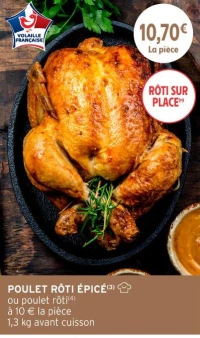 POULET RÔTI ÉPICÉ