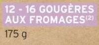 16 GOUGÈRES AUX FROMAGES