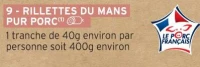RILLETTES DU MANS PUR PORC