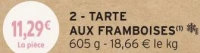 TARTE AUX FRAMBOISES
