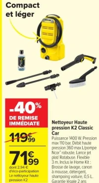Nettoyeur Haute pression K2 Classic Car Kärcher