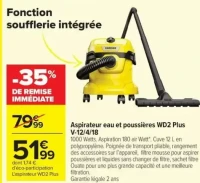 Aspirateur eau et poussières WD2 Plus V-12/4/18