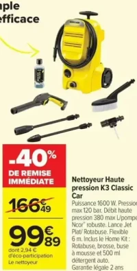Nettoyeur Haute pression K3 Classic Car