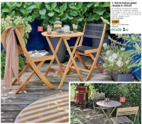 Set de balcon pliant «Faro»