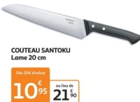 COUTEAU SANTOKU Lame 20 cm