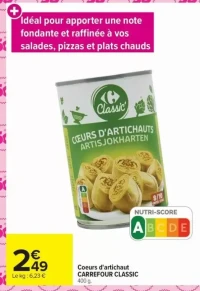 Coeurs d'artichaut CARREFOUR CLASSIC