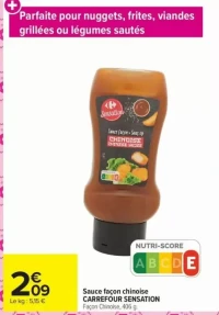 Sauce façon chinoise CARREFOUR SENSATION