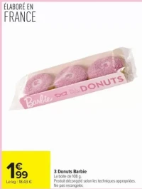 3 Donuts Barbie