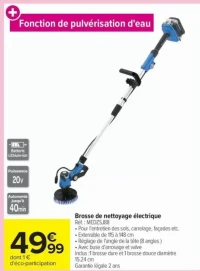 Brosse de nettoyage électrique