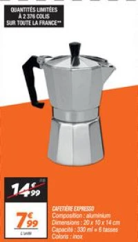 Cafetière expresso 