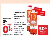 EAU AROMATISÉE FRAISE CRISTALINE
