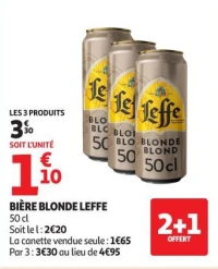 BIÈRE BLONDE LEFFE