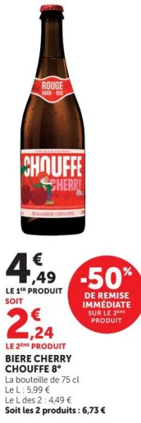 BIERE CHERRY CHOUFFE 8°