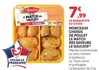 MORCEAUX CHOISIS DE POULET LE MATCH DES SAVEURS LE GAULOIS(2)