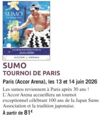 SUMO TOURNOI DE PARIS