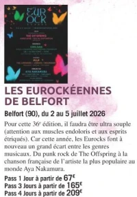 LES EUROCKÉENNES DE BELFORT