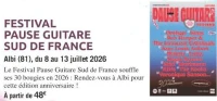 FESTIVAL PAUSE GUITARE SUD DE FRANCE