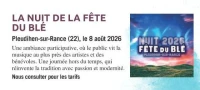 LA NUIT DE LA FÊTE DU BLÉ