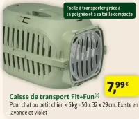 Caisse de transport Fit+Fun