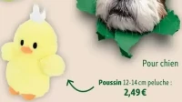 Poussin 12-14 cm peluche