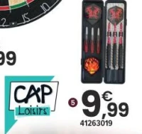 COFFRET 3 FLÉCHETTES POINTE ACIER
