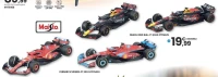 PACK DE 2 VOITURES DE COURSE F1 2024 1/43ÈME Maisto