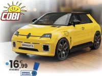 RENAULT 5 E-TECH JAUNE 1/35ÈME COBI