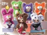 POP CUPPO - FIGURINE REBEL BEAR MOVEABLE BAG SERIES