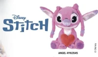 PELUCHE AVEC COEUR ANGEL