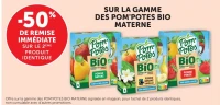 SUR LA GAMME DES POM'POTES BIO MATERNE