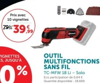 OUTIL MULTIFONCTIONS SANS FIL TC-MFW 18 Li - Solo