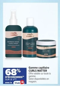 Gamme capillaire CURLS MATTER
