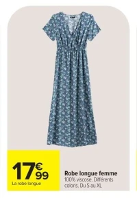 Robe longue femme