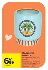 Bougie avec couvercle