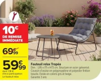 Fauteuil relax Tropéa