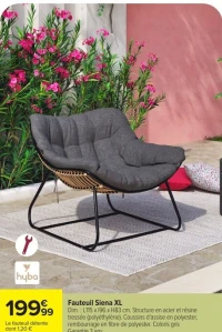 Fauteuil Siena XL