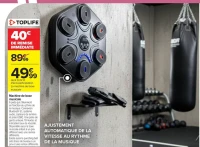 Machine de boxe musicale