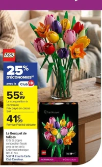 LEGO Le Bouquet de tulipes
