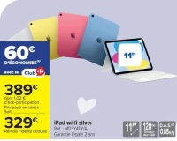 iPad wi-fi silver